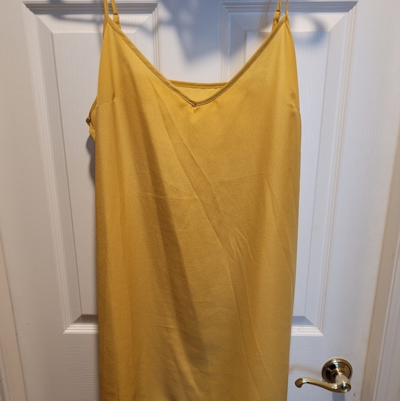 Dynamite yellow floral summer dress (US L) - Picture 4 of 8